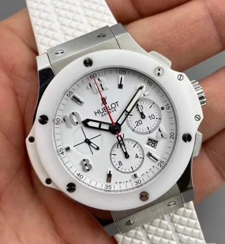 Hublot Big Bang Men's 44mm 301.SE.230.RW Automatic Silver-tone photo review