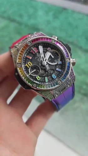 Hublot Big Bang 421.NX.1117.LR.0999 Men 44mm Diamond Bezel photo review