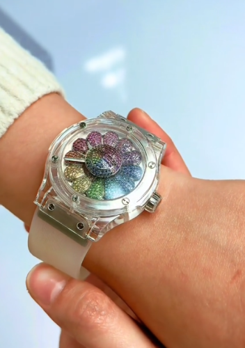 Hublot Classic Fusion Replica 507.JX.0800.RT.TAK21 45mm Sapphire Rainbow Watch photo review